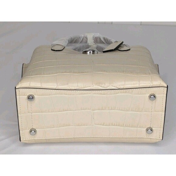 Coach Embossed Croc Willow Tote 24 - Chalk - Picture 5 of 6